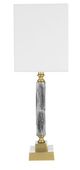 A & B Home Gray/Gold Table Lamp-1