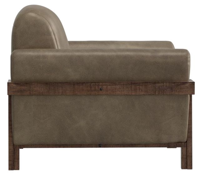 International Furniture Direct Loft Gray/Brown Accent Chair-2