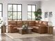 Signature Design by Ashley® Whitlock 3-Piece Caramel Small Spaced Sectional-2