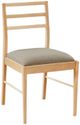 Bassett® Furniture Origins Phelps Natural Dining Chair with Thrillist Upholstered Seat-0