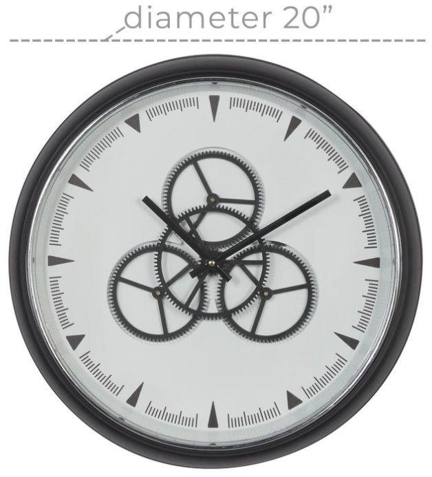Deco Marche White Wall Clock-2