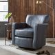 Best® Home Caroly Swivel Glider Leather Chair - Huskey-3