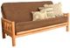 Kodiak Furniture Lodge Marmont Mocha/Natural Full Futon with Mattress-0