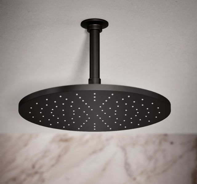 KOHLER® Contemporary Matte Black 2.5 GPM Round 12” Single-Function Rainhead-1