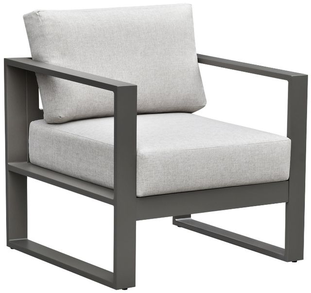 Intercon Navarro 4-Piece Mocha Aluminum/Fabric Outdoor Conversational Set-3