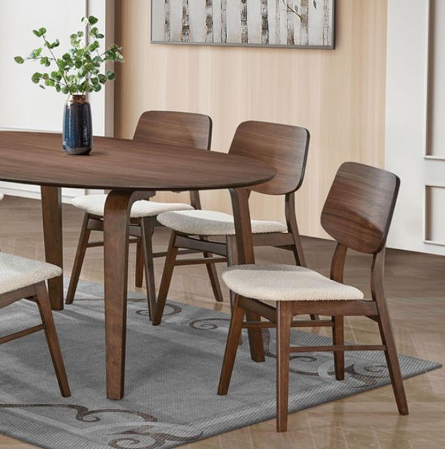 Furniture of America® Narvik 7-Piece Walnut Dining Table Set-1