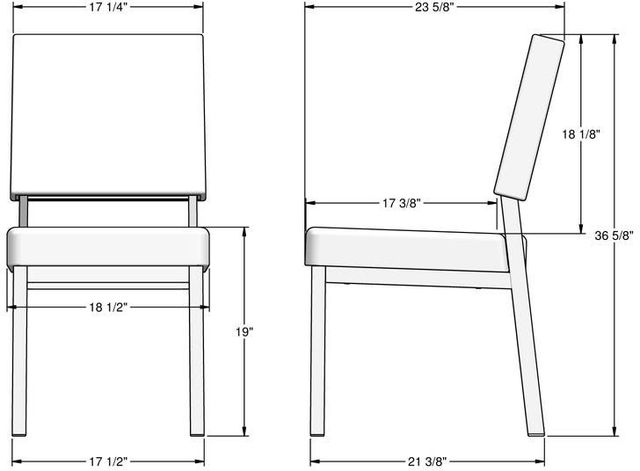 Amisco Customizable Mathilde Dining Side Chair-2