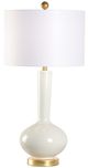 Wildwood Lamps Georgia Crackled Cream Glaze Table Lamp-0