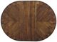 Flexsteel® Plymouth Medium Brown Top Round Pedestal Dining Table with Distressed Graywash Base-3
