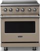 Viking® 5 Series 30" Nantucket Pro Style Electric Range with Polished Chrome Trim-0