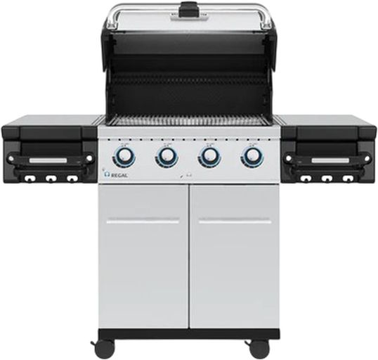 Broil King® Regal™ S420 PRO Series 4-Burner Stainless Steel Freestanding Natural Gas Grill-1