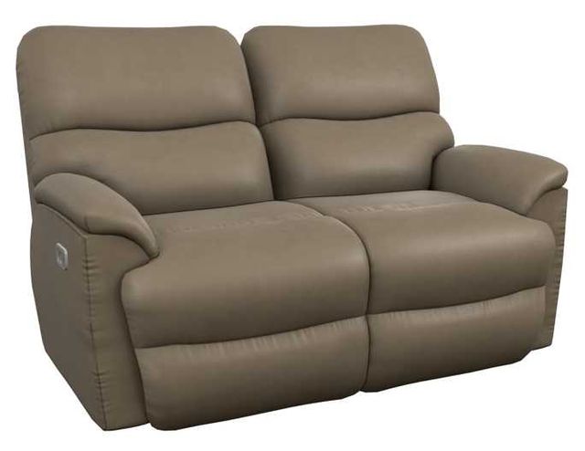 La-Z-Boy® Trouper Marble Power Reclining Loveseat with Headrest-0