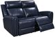 Leather Italia™ Cambria Jonathan Blue Power Reclining Loveseat-0