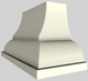 Vent-A-Hood® Designer Series 54" Biscuit Wall Mounted Range Hood-2