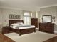 Vaughan-Bassett Reflections Dark Cherry King Storage Bed-1