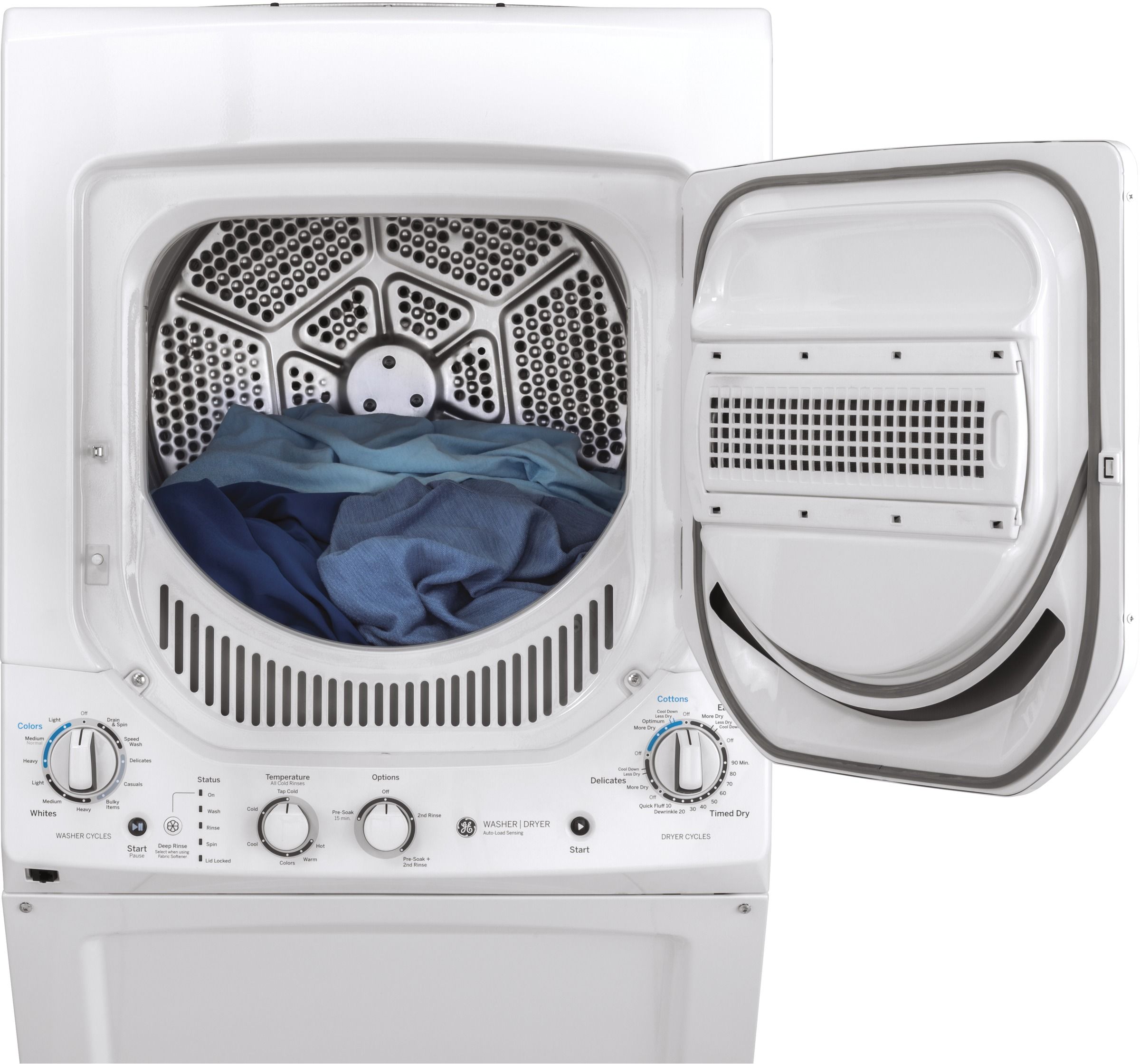 GE Unitized Spacemaker Washer and Electric Dryer - Thumbnail 3
