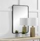 Renwil® Jorah Matte Black Accent Mirror-1