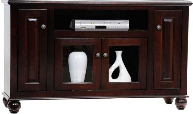 American Heartland Manufacturing Poplar 57" 4-Door Deluxe TV Stand-0
