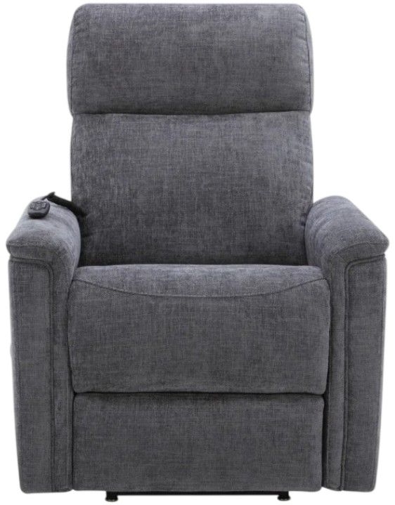 Flexsteel® Luma Shadow 32" Fabric Power Lift Recliner with Power Headrest, and Lumbar-4