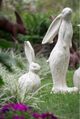 A & B Home White Large Rabbit Figurine-3