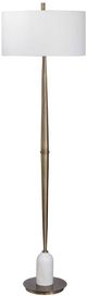 Uttermost® Minette Antique Brass Floor Lamp-0
