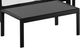 Linon Key Largo 3-Piece Black/White Aluminum/Fabric Outdoor Conversation Set-2