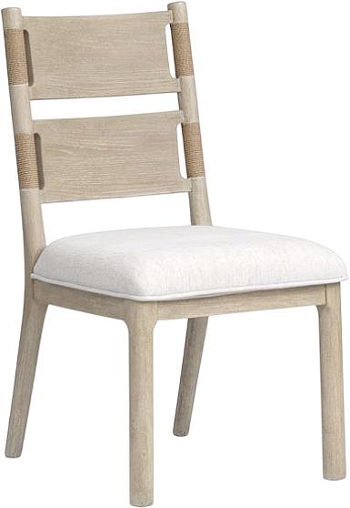Magnussen Home® Sunset Cove Sanibel Brown Dining Side Chair with Upholstered Seat-0