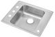 Elkay Lustertone® Classic Lustrous Satin Stainless Steel 22'' x 20'' x 4'' 4-Hole Single Bowl Drop-in Classroom ADA Sink with Quick-clip-0