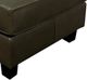 USA Premium Leather Furniture 4040 Olive Ottoman-2