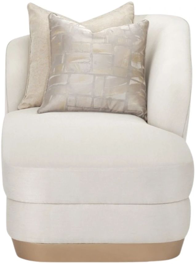 Michael Amini® La Rachelle Chardonnay/Medium Champagne Chaise-2