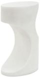 Uttermost® Stevie White Stone Composite Indoor-Outdoor Accent Table-0