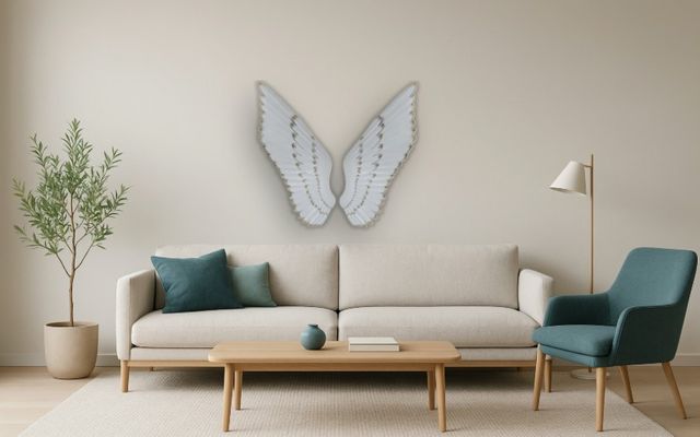 Classy Living Elegant Angel Wings Wall Decor-1