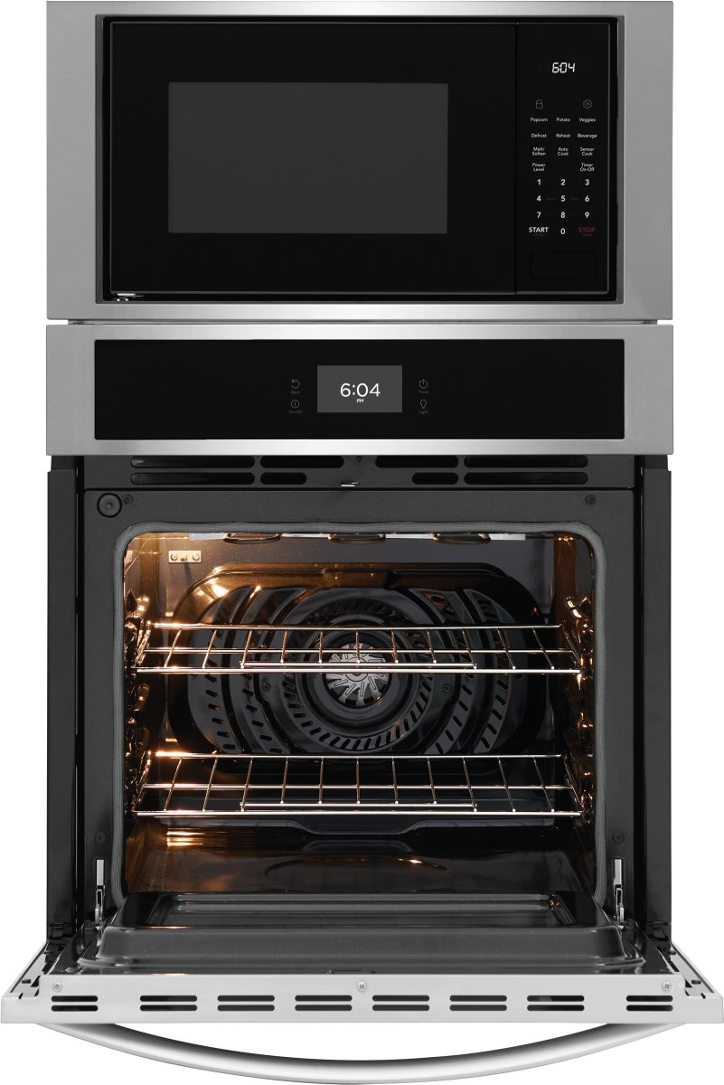 Frigidaire 27" Stainless Steel Oven/Micro Combo Electric Wall Oven - Thumbnail 2