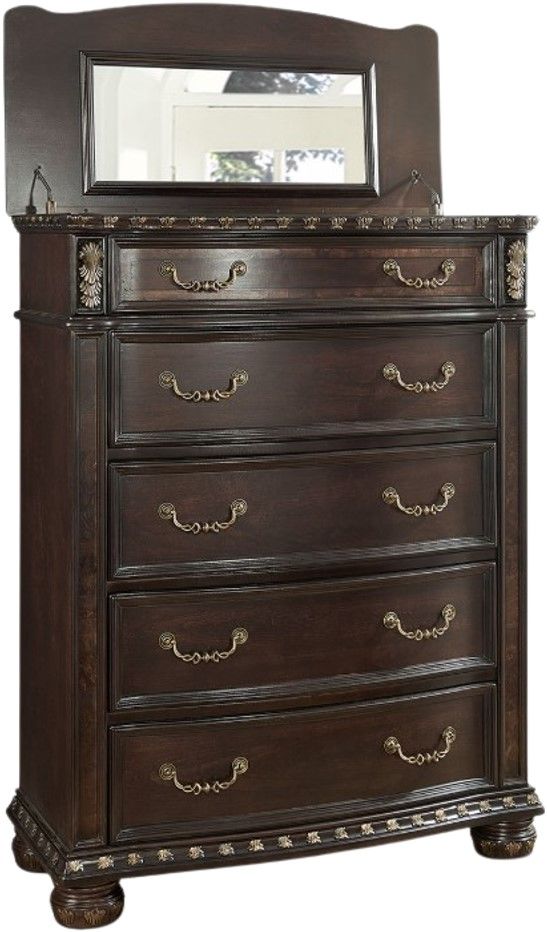 Steve Silver Co. Monte Carlo Cocoa Lift Top Chest-1