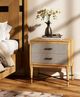 A.R.T. Furniture® Loft Natural Maple Fabric Nightstand-1
