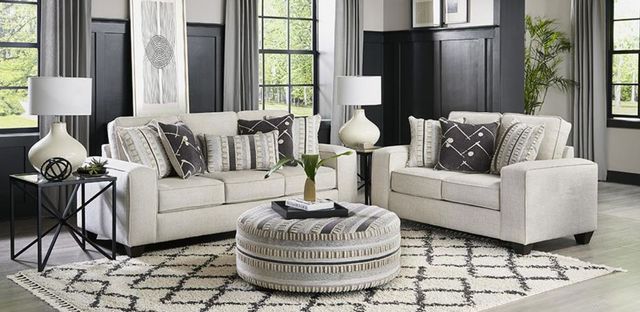 Albany Industries Persia Indigo Sofa-1
