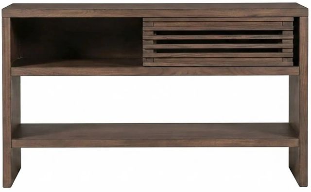 Sunny Designs™ Brown Sofa Table with Sliding Doors-2
