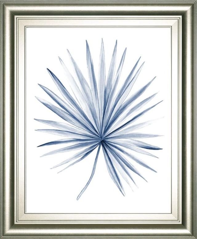 Classy Art Indigo Tropical Leaves II by Megan Meagher Wall Art-0