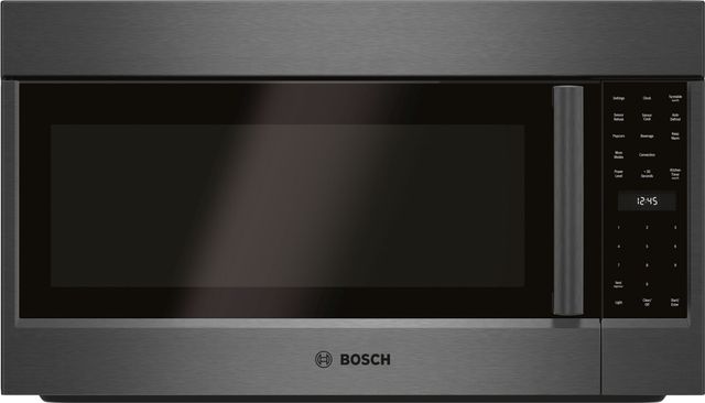 Bosch® 800 Series 1.8 Cu. Ft. Black Stainless Steel Over the Range Microwave-0