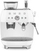 Smeg 50's Style White Espresso Machine-0