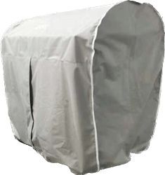 Coyote® 28" Light Grey Freestanding Grill Cover-3