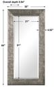 Uttermost® Maeona Metallic Silver Mirror-3