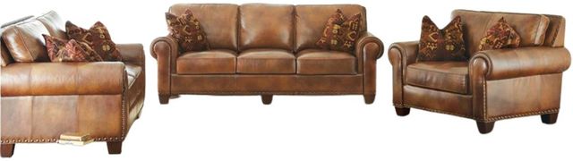 Steve Silver Co. Silverado 3-Piece Metamorphosis Camel Living Room Set-0