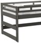 Elements International Cali Kids Gray Full Junior Loft Bed-1