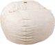 CordaRoy's® Original Ivory Faux Leather Queen Bean Bag Chair-0