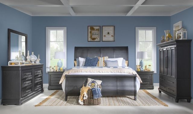 Legacy Classic Vintage Market Kettle Black Queen Sleigh Bed-1