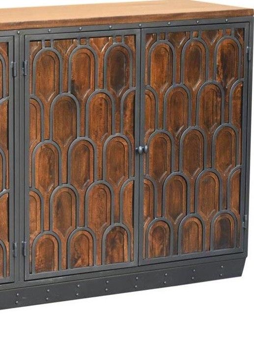 Jaipur Furniture Medrano Black/Brown Sideboard-2