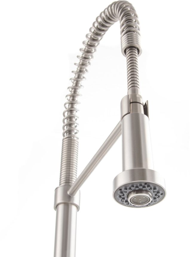 ZLINE Apollo Brushed Nickel Pull Down Spring Single Handle Kitchen Faucet-4