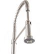 ZLINE Apollo Brushed Nickel Pull Down Spring Single Handle Kitchen Faucet-4