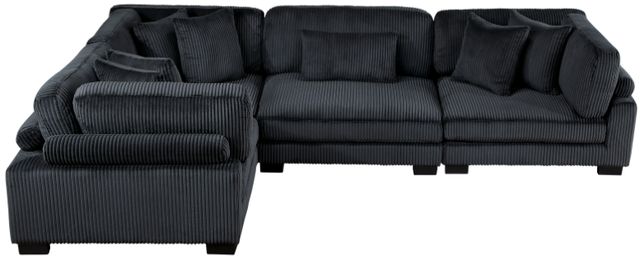 Homelegance® Traverse 4-Piece Black Modular Sectional-1